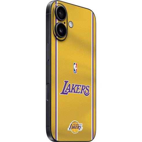 NBA Los Angeles Lakers Jersey iPhone 16 Plus Skin